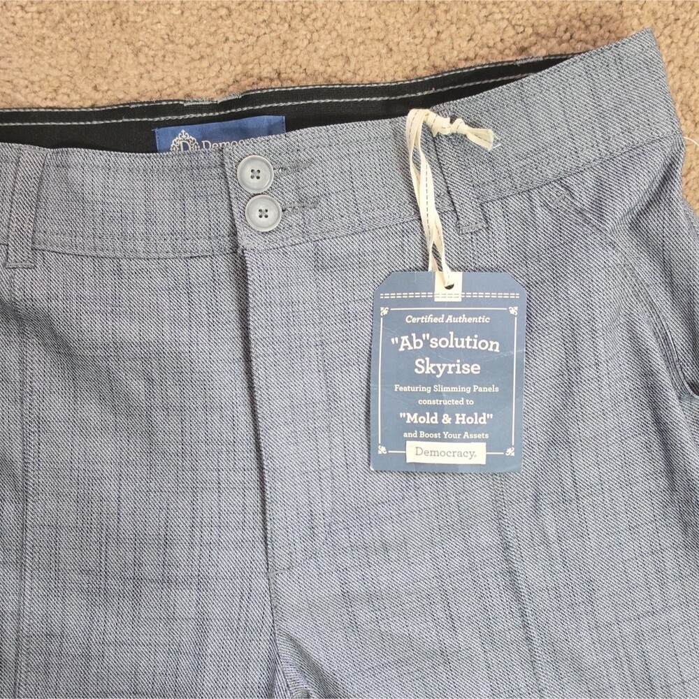 Democracy "Ab"solution Size 14 Grey Pants - Picture 2 of 6